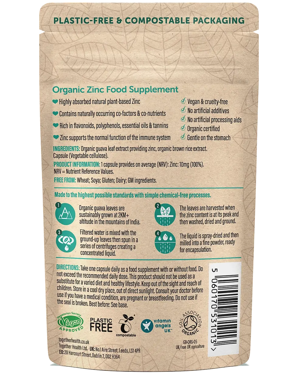 Thumbnail: Together Health Organic Bio-Zinc - 30 Caps