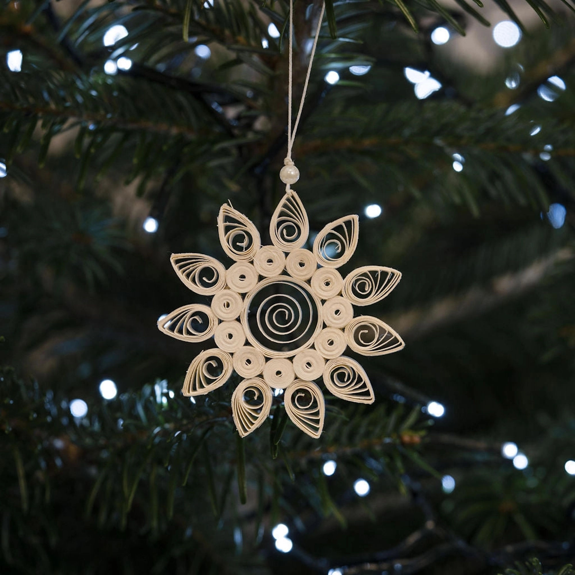 Bollywood Christmas Quilled Cetus Paper Hanging Decoration