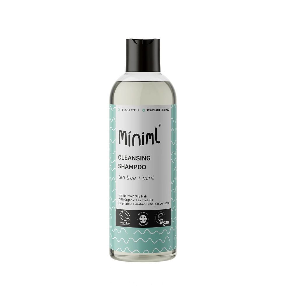 Miniml Cleansing Shampoo - Tea Tree + Mint 500ml PET Flip