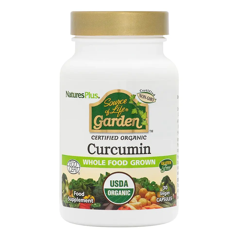 NaturesPlus Source of Life® Garden Curcumin - 30 Vegan Capsules