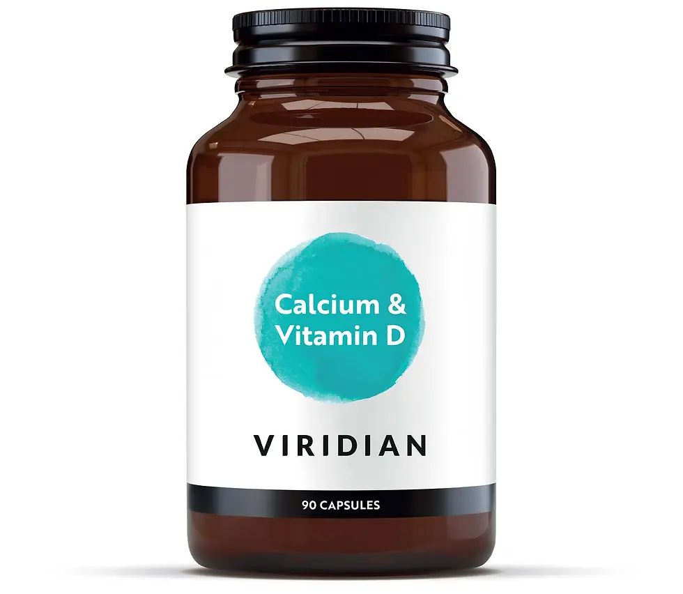 Viridian High Potency Calcium & Vitamin D3 90 capsules