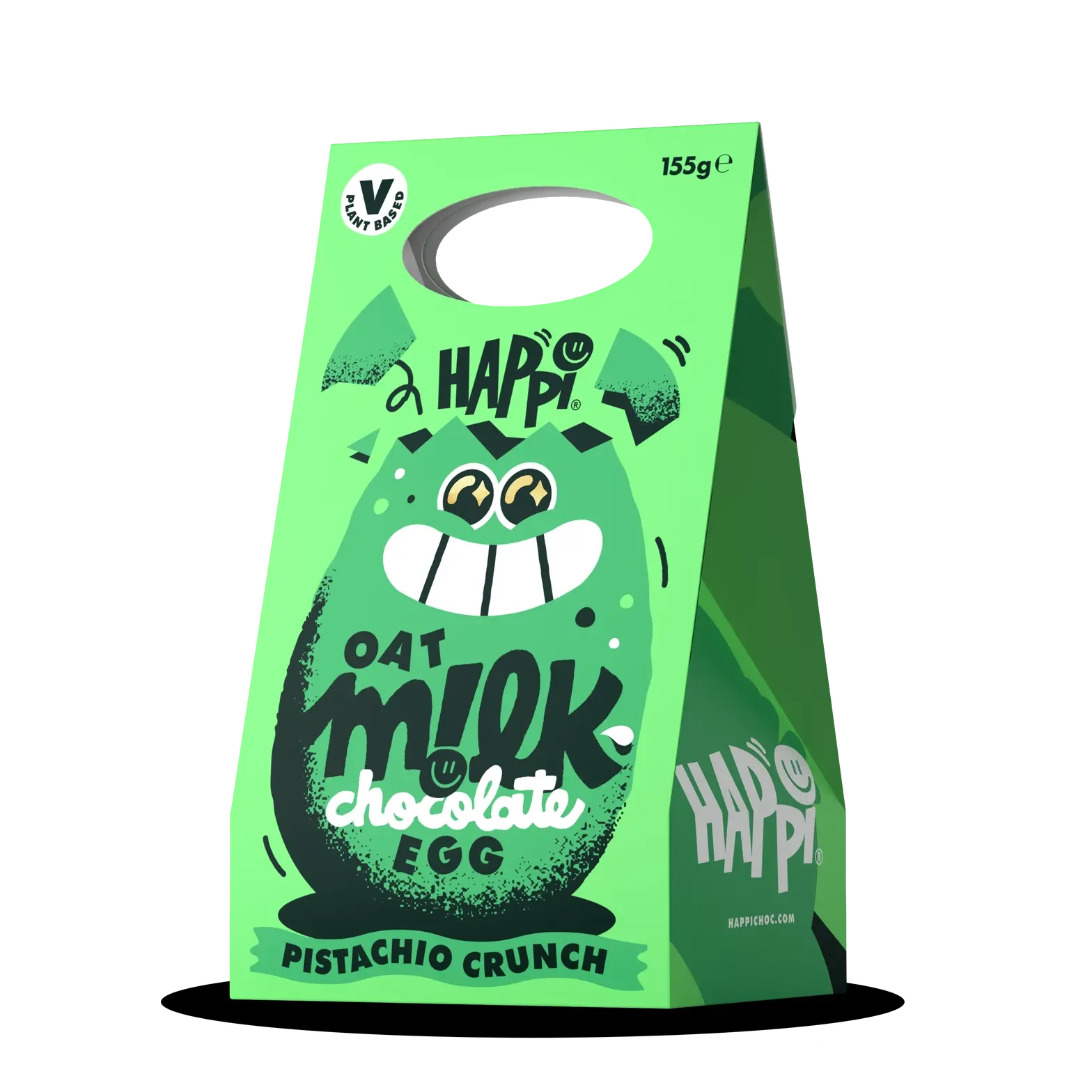 HAPPi Oat M!lk Chocolate Easter Egg Pistachio Crunch 155g