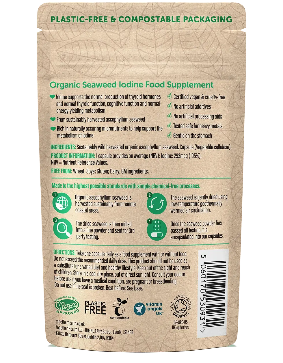 Thumbnail: Together Health Organic Seaweed Iodine - 30 Caps