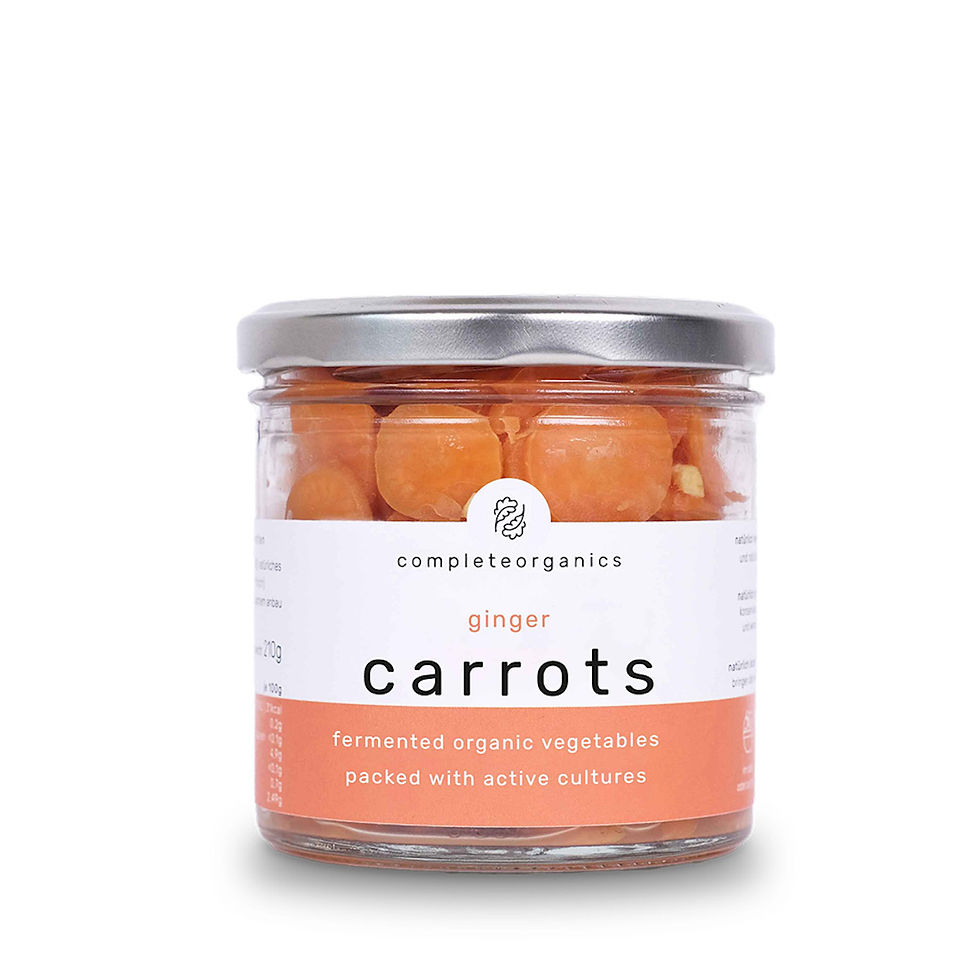 Completeorganics Fermented Ginger Carrots Organic 220g