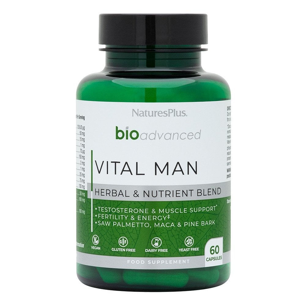 NaturesPlus BioAdvanced Vital Man - 60 capsules