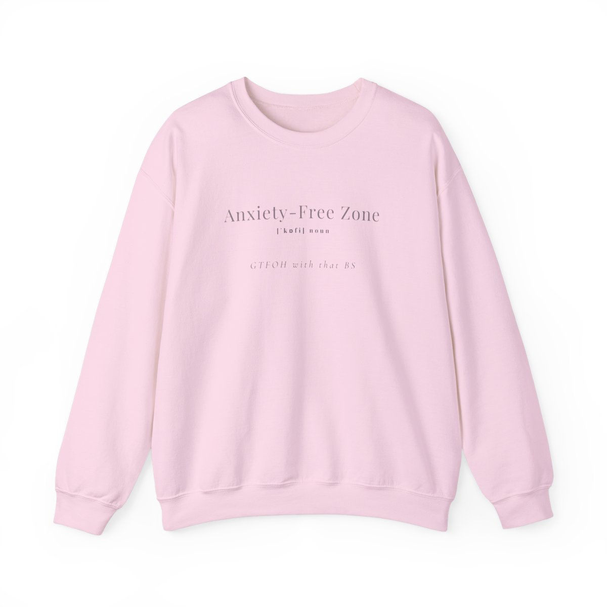 Anxiety Free Zone Unisex Heavy Blend™ Crewneck Sweatshirt
