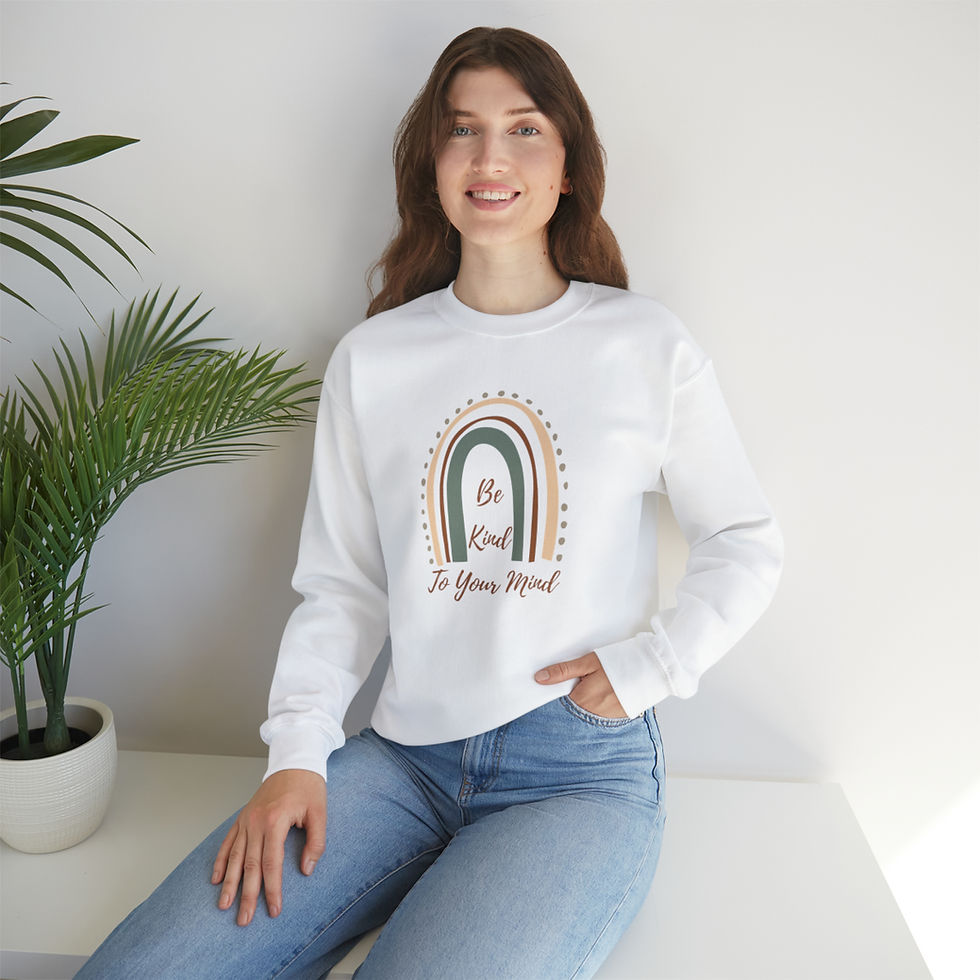 Thumbnail: Be Kind To Your Mind Crewneck Sweatshirt
