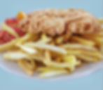 Breaded School Shark Fillet with Fries