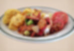 Roast/Sweet and Sour Pork with Fried Plantains