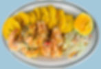 Garlic Prawn with Fried Plantain