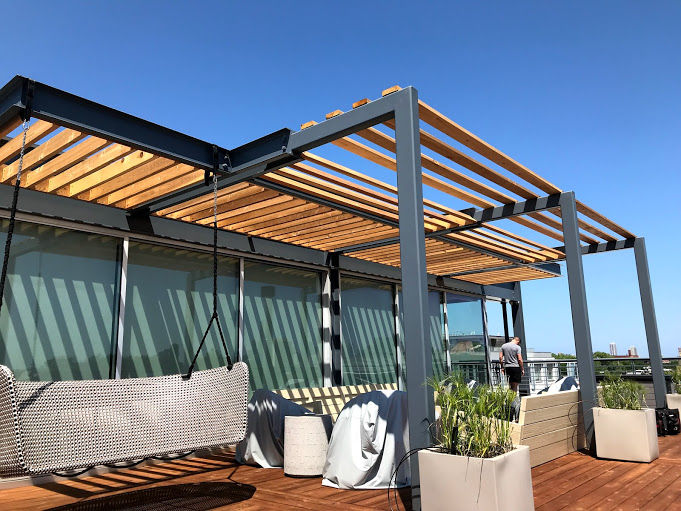 STEEL FRAME MODERN SHADE STRUCTURE (2)