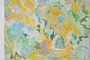 낮달이 뜨는 시간, 2022, 한지에 안채, 호분, 162.2 × 130.3 cm(부분).jpg