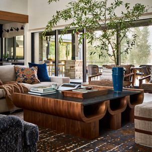 Unscripted Interior Design Modern Americana great room