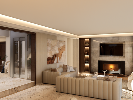 Living moderno-Diseño a medida