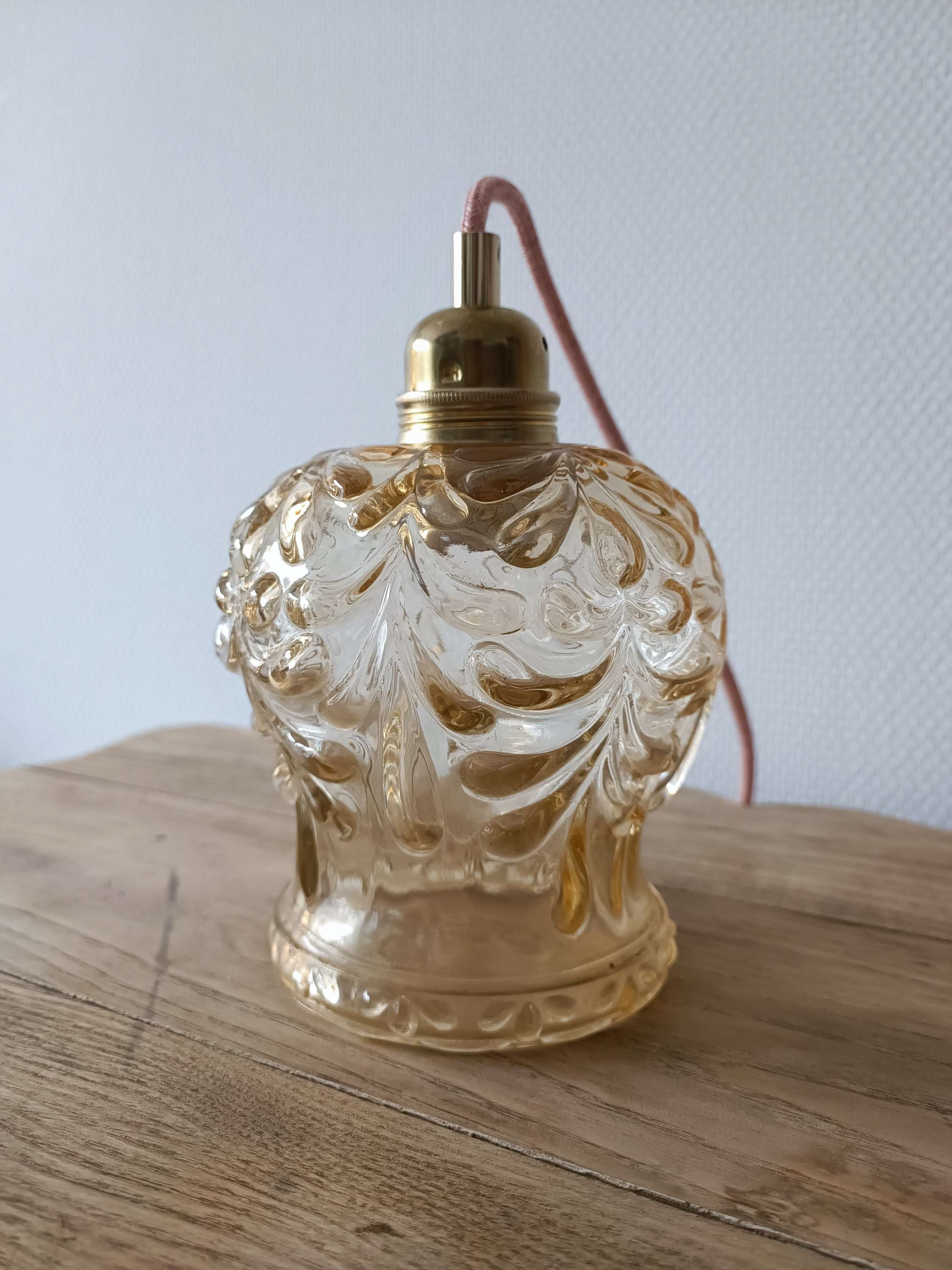 Suspension Blandine ambrée