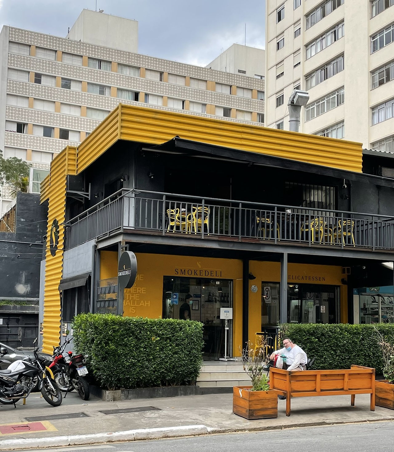 Smokedeli kosher restaurant in the Higienópolis neighborhood of São Paulo, Brazil