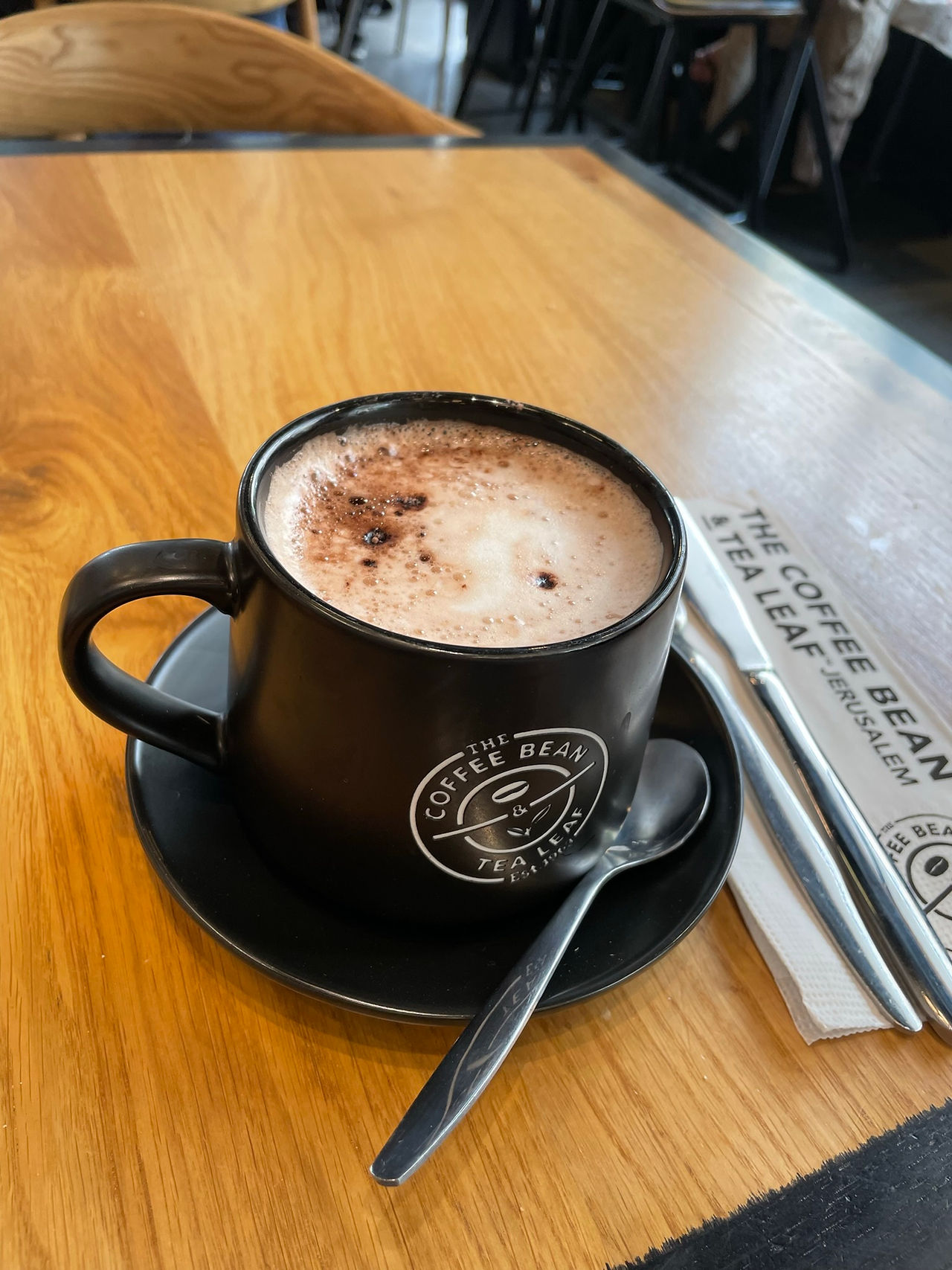 The Coffee Bean and Tea Leaf Kosher Restaurant in Jerusalem, Israel