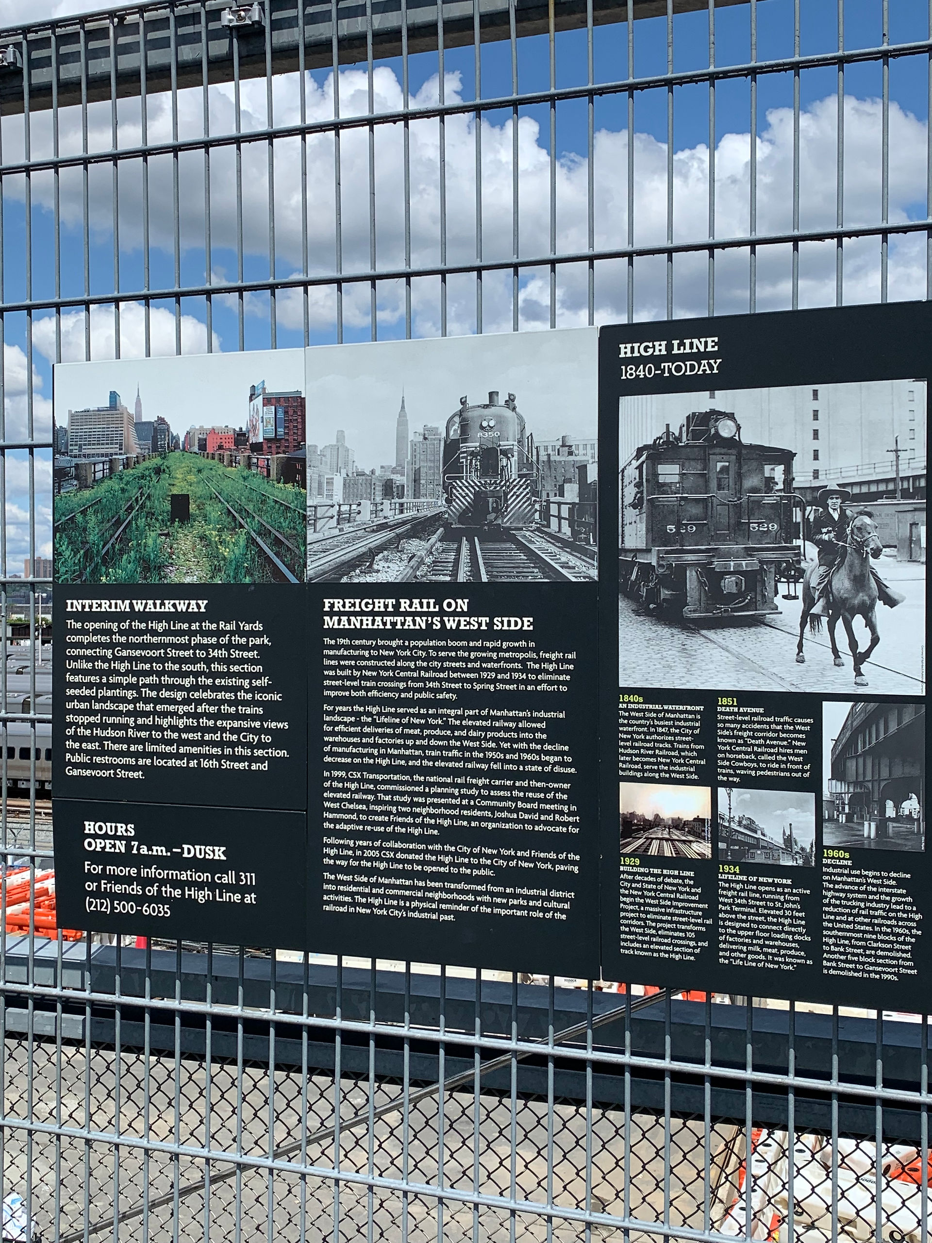 The High Line at Hudson Yards in New York City