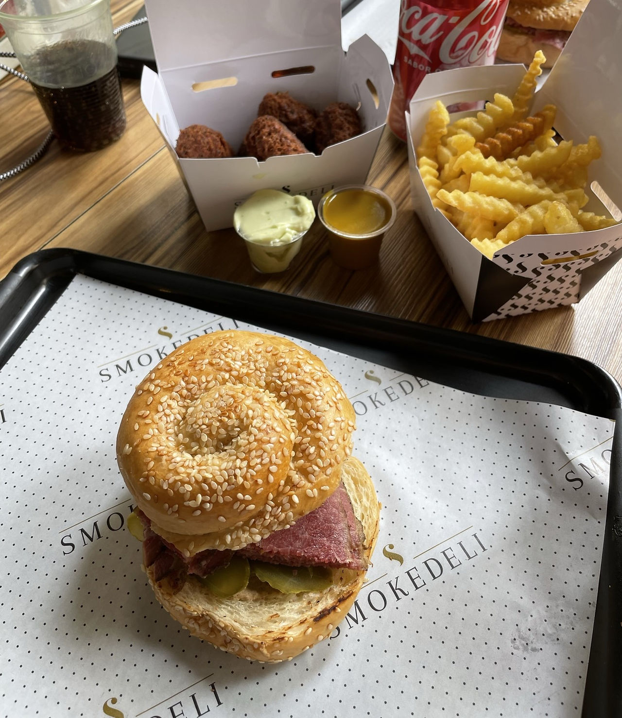 Smokedeli kosher restaurant in the Higienópolis neighborhood of São Paulo, Brazil