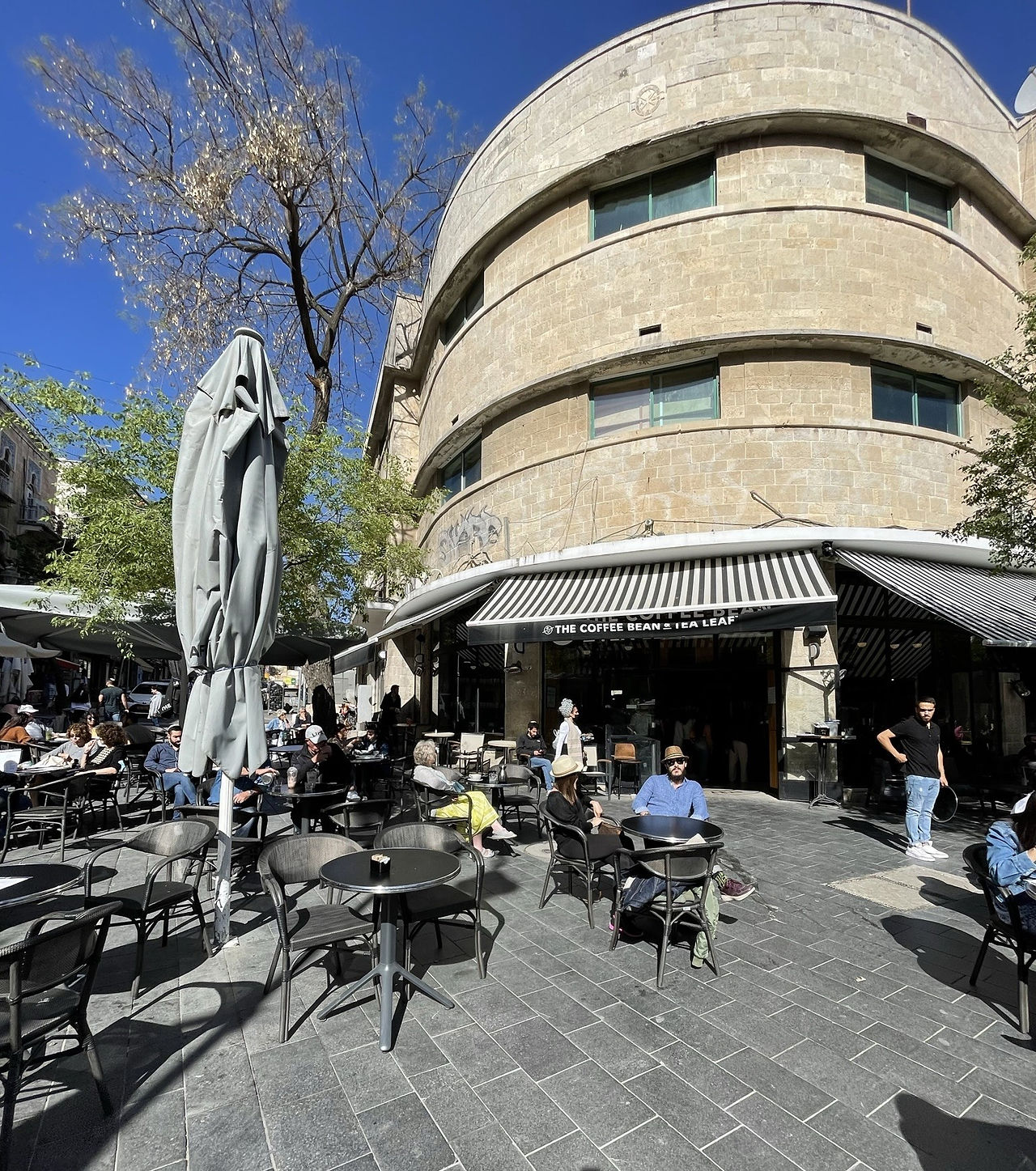 The Coffee Bean and Tea Leaf Kosher Restaurant in Jerusalem, Israel