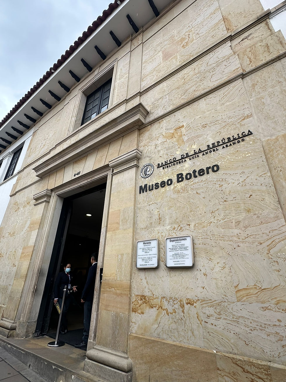 Botero Museum in Bogotá Colombia