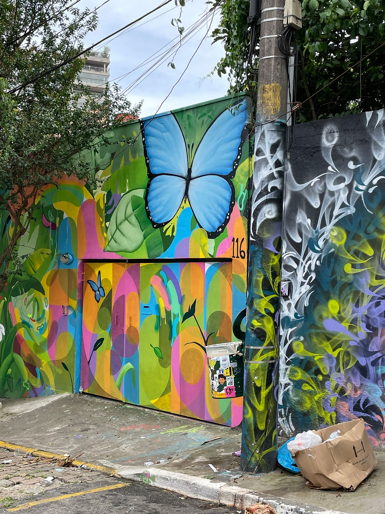 Beco do Batman (Batman's Alley) in São Paulo, Brazil