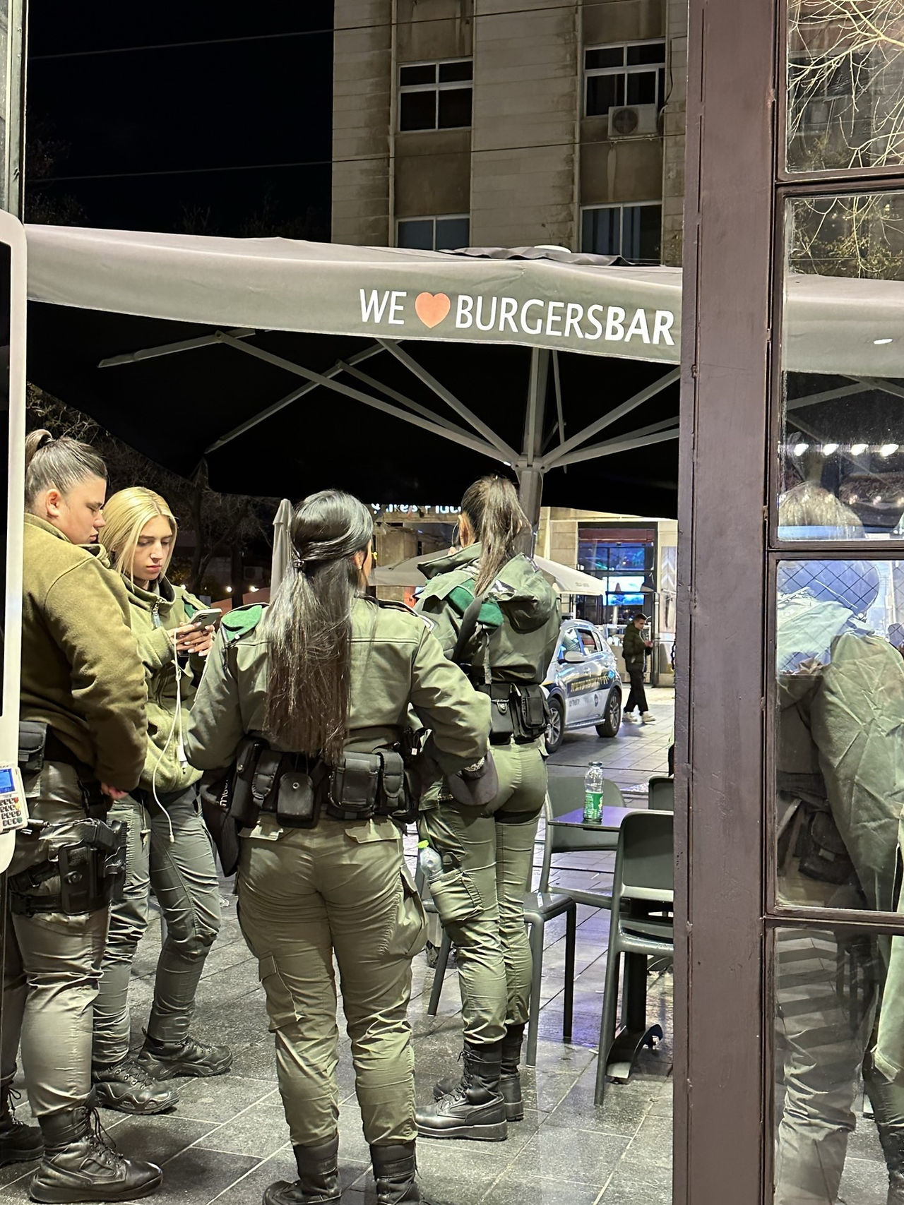 Burgers Bar Kosher Restaurant on Jaffa Street in Jerusalem, Israel