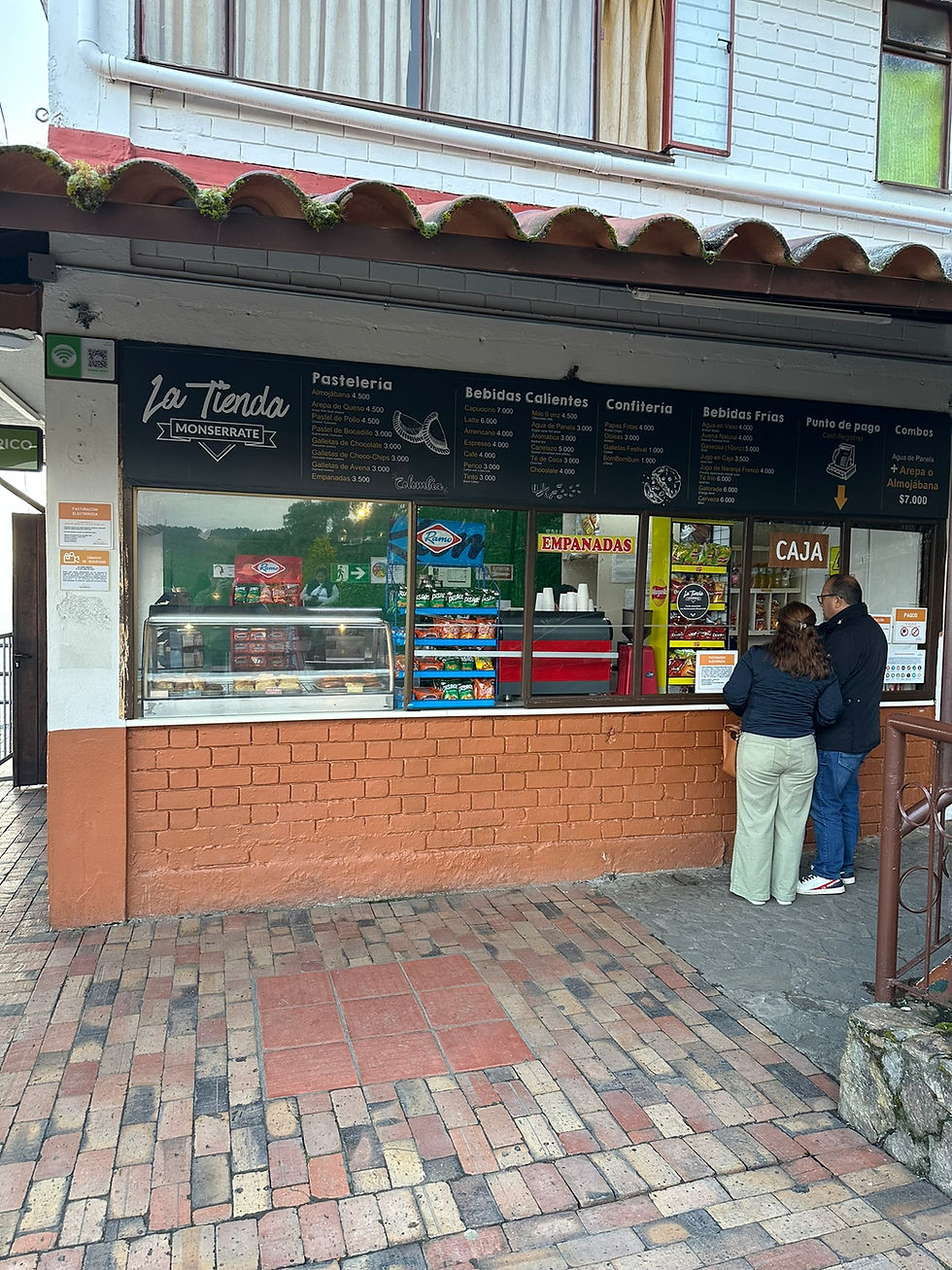 Monserrate Mountain in Bogotá, Colombia