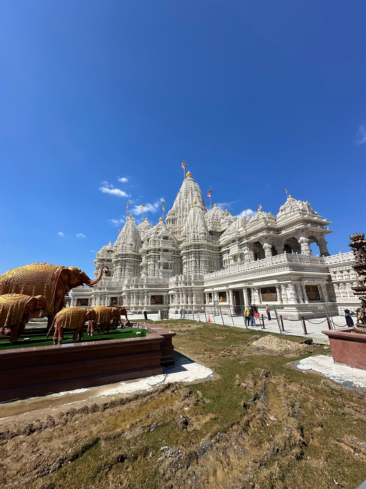 BAPS Swaminarayan Akshardham Mandir Hindu Temple in Robbinsville, New Jersey