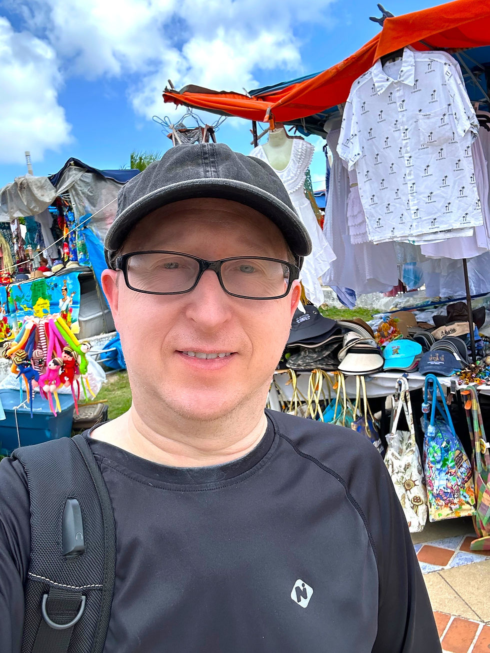 The Marigot Market in Saint Martin