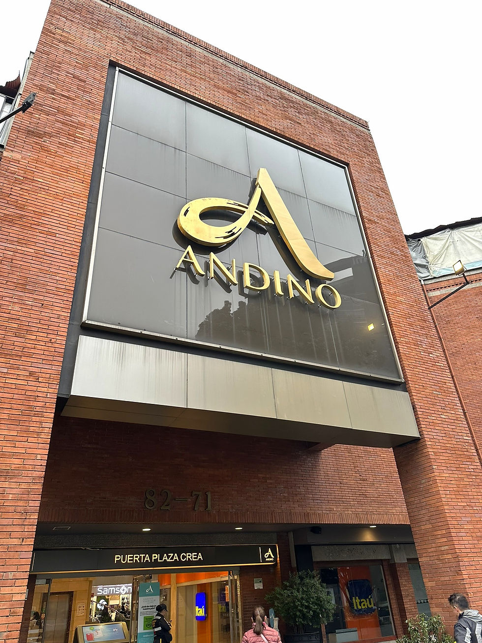 The Andino Mall in Bogotá, Colombia