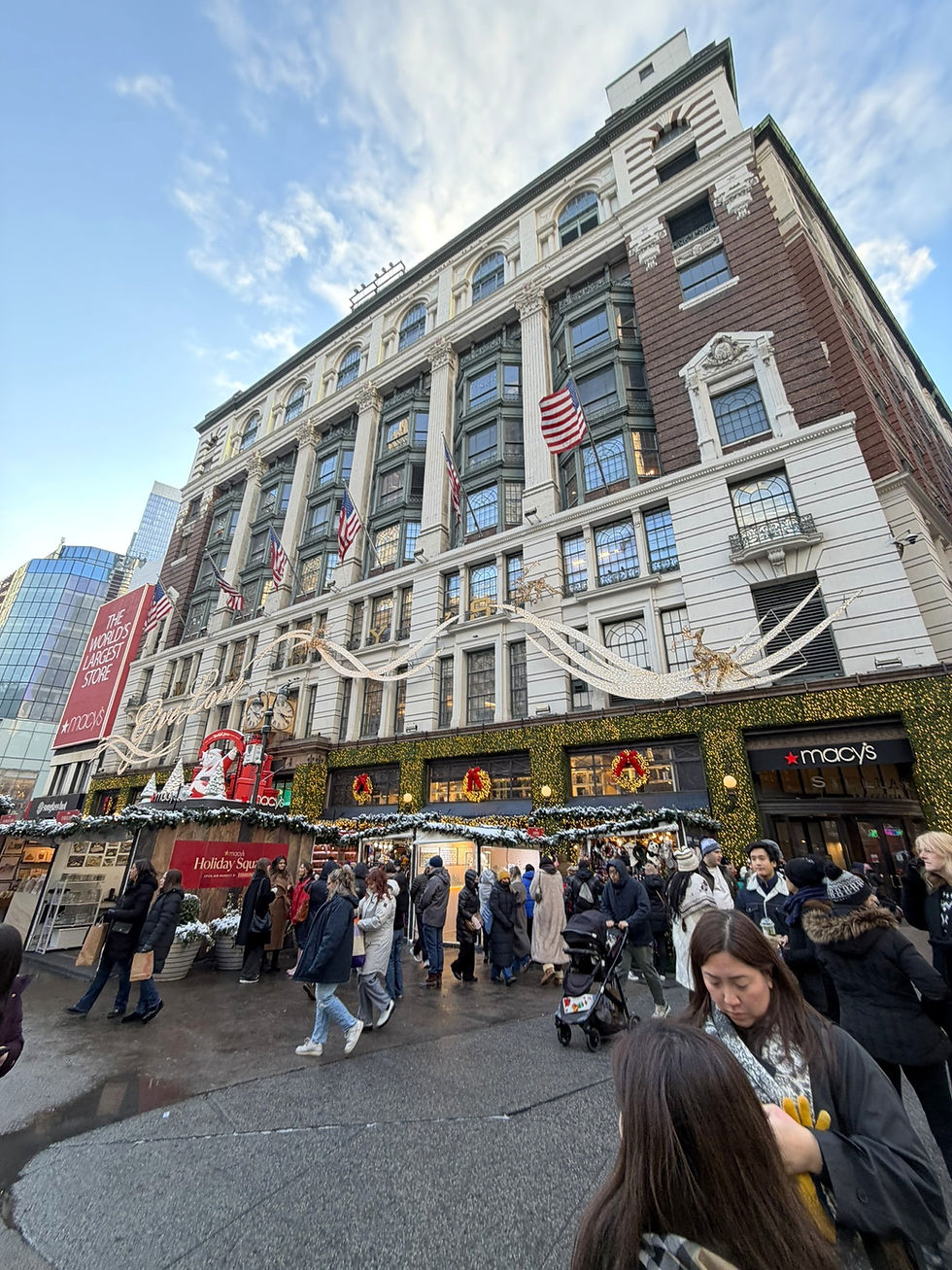 Macy’s Holiday Square outside Macy's Flagship store in New York City