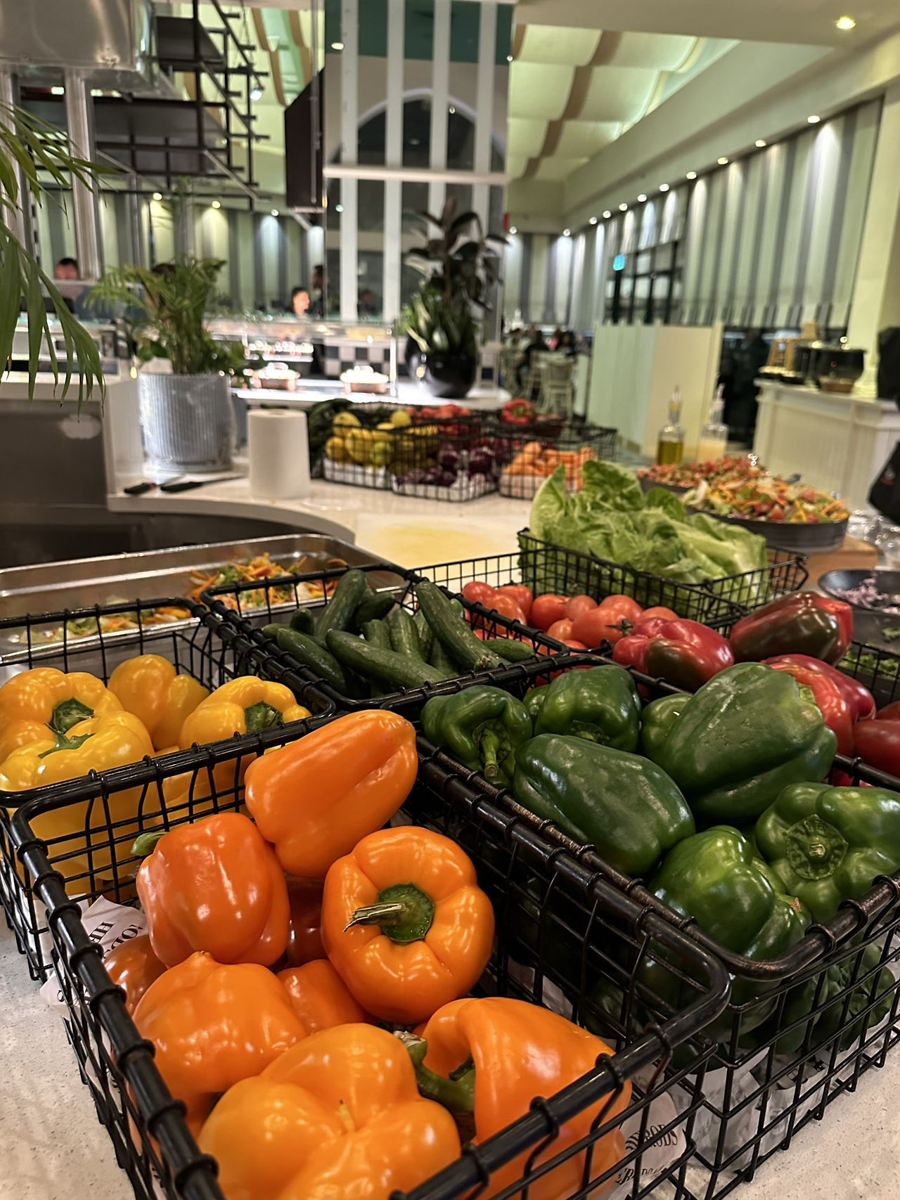 Food at Herods Palace Hotel and Herods Vitalis Hotel in Eilat, Israel