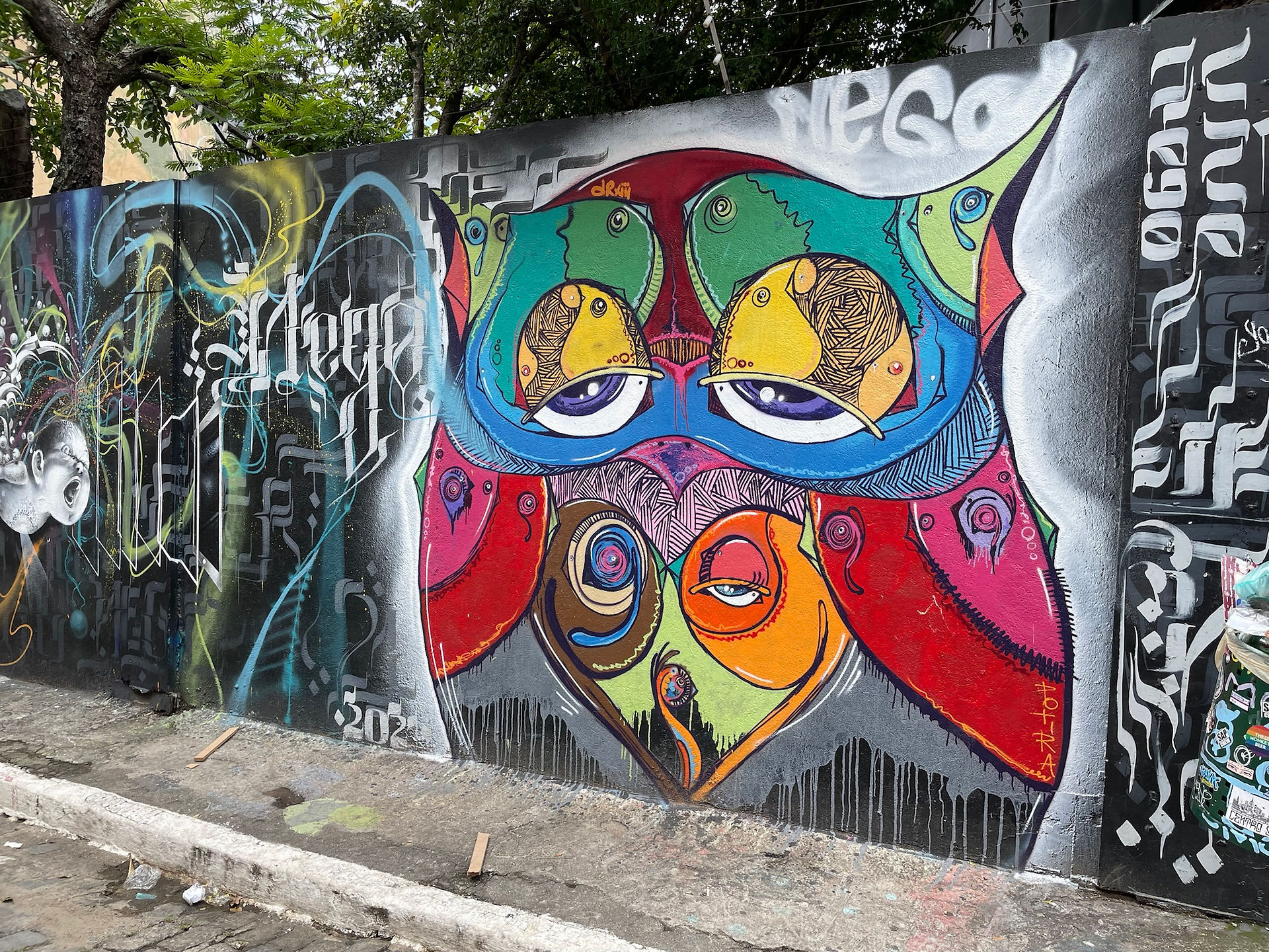 Beco do Batman (Batman's Alley) in São Paulo, Brazil
