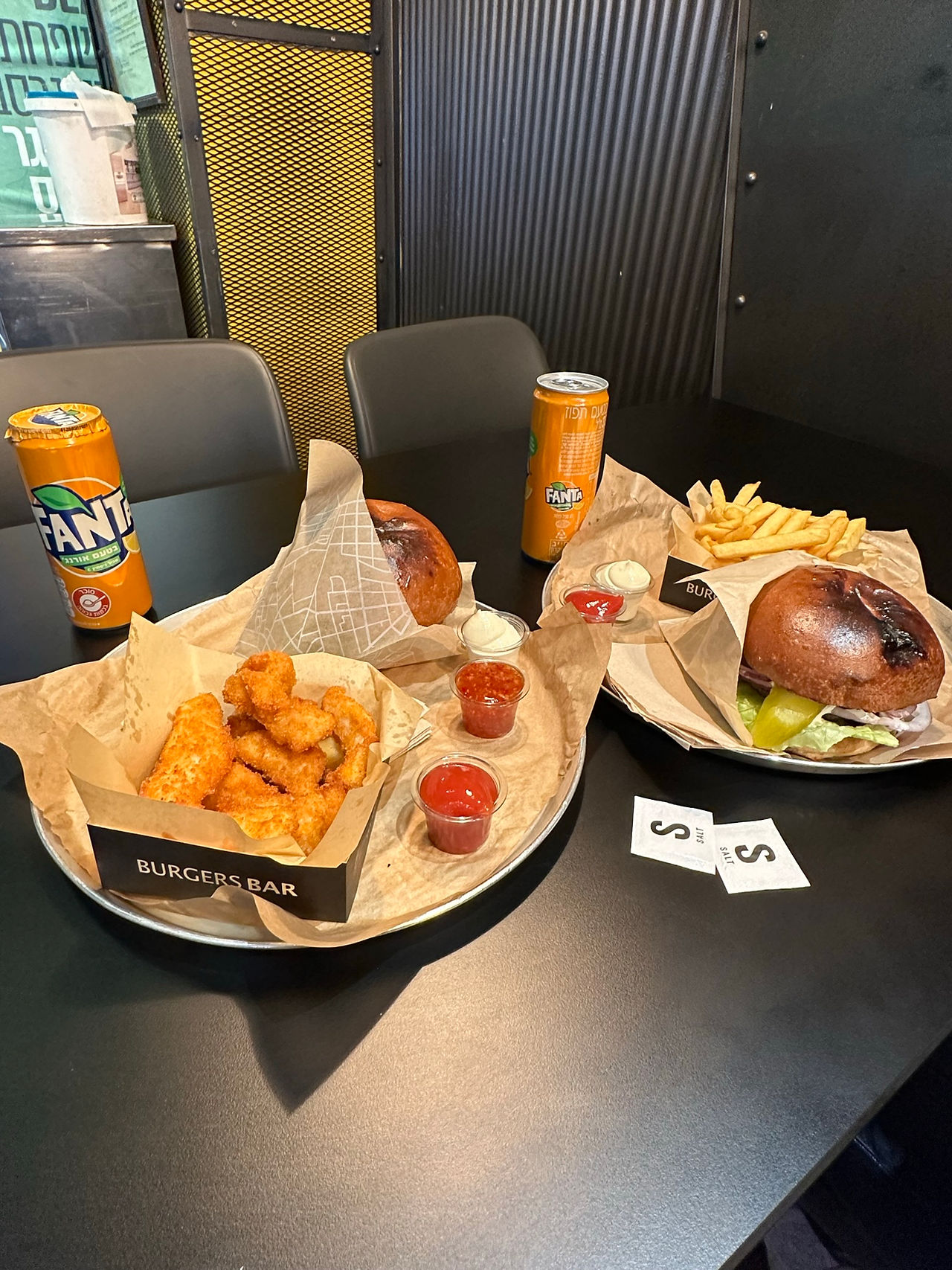 Burgers Bar Kosher Restaurant on Jaffa Street in Jerusalem, Israel