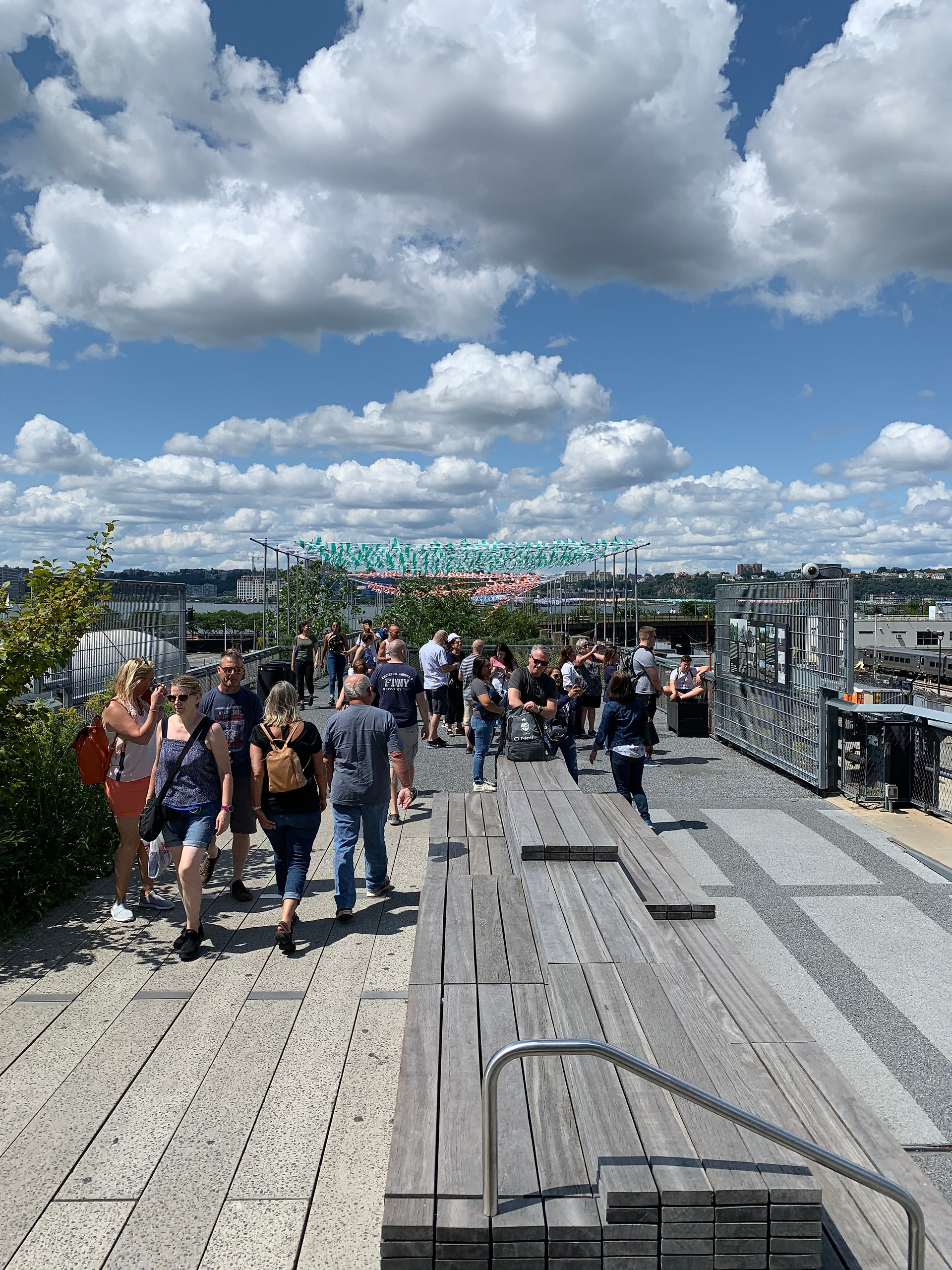 The High Line at Hudson Yards in New York City