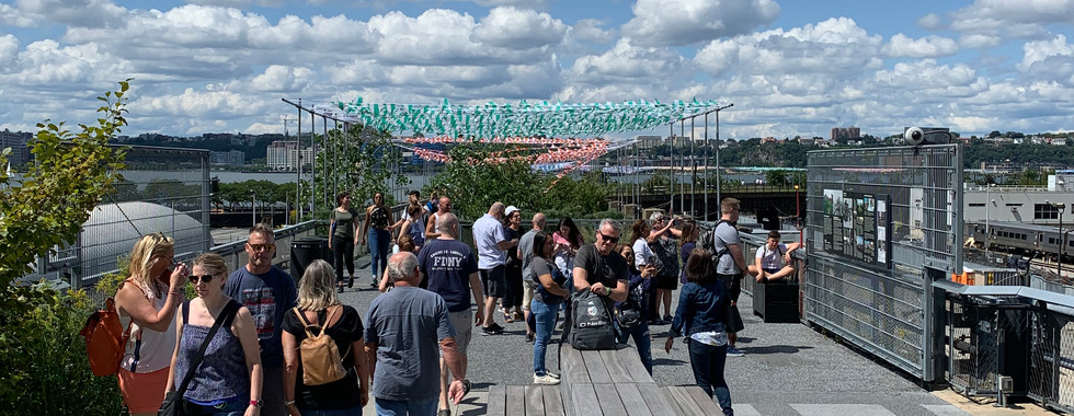The High Line at Hudson Yards in New York City