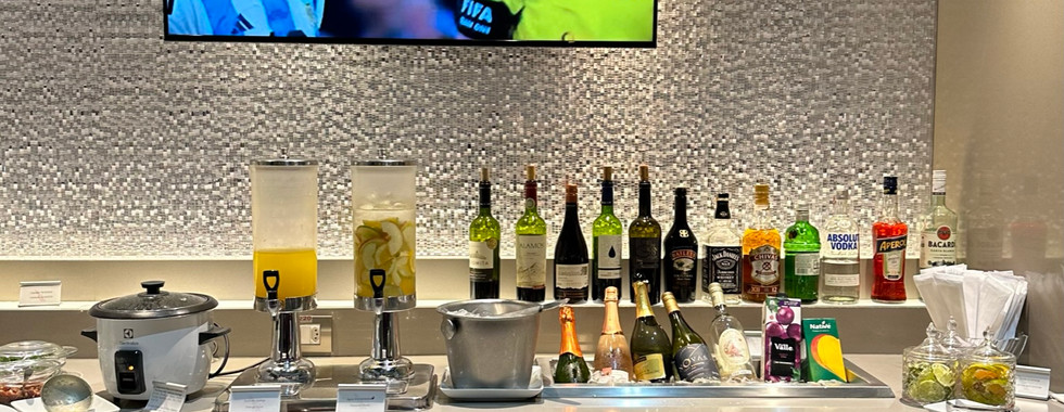 American Airlines Admirals Club Lounge at GRU Airport in São Paulo, Brazil
