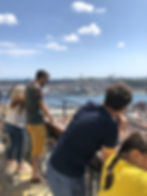 The View from the Galata Tower Observation Deck in Istanbul, Turkey