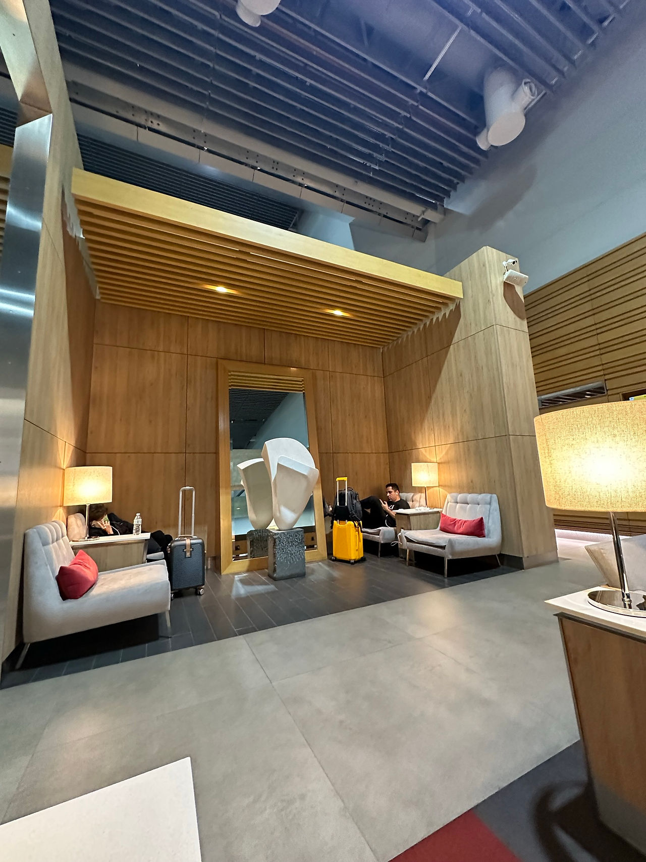 American Airlines Admirals Club Lounge at GRU Airport in São Paulo, Brazil
