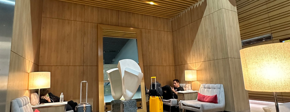 American Airlines Admirals Club Lounge at GRU Airport in São Paulo, Brazil