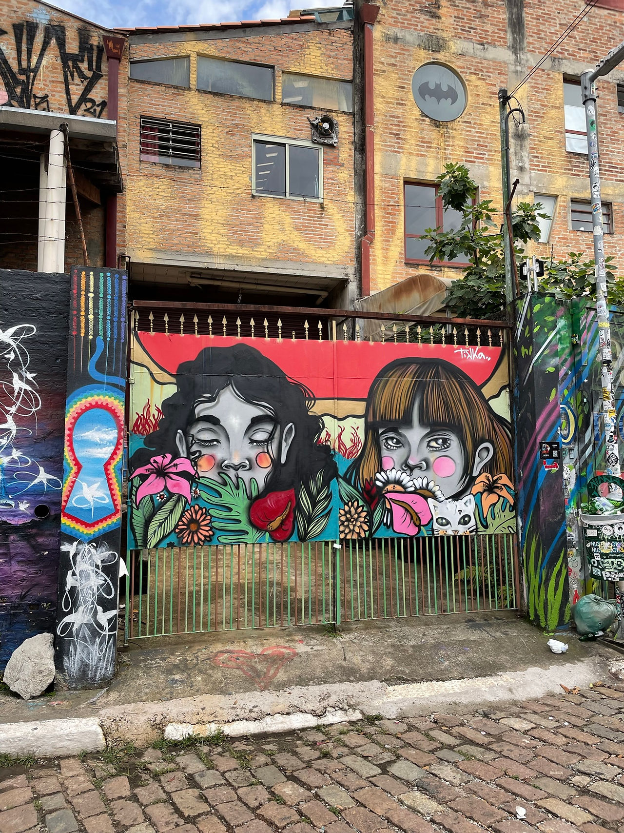 Beco do Batman (Batman's Alley) in São Paulo, Brazil