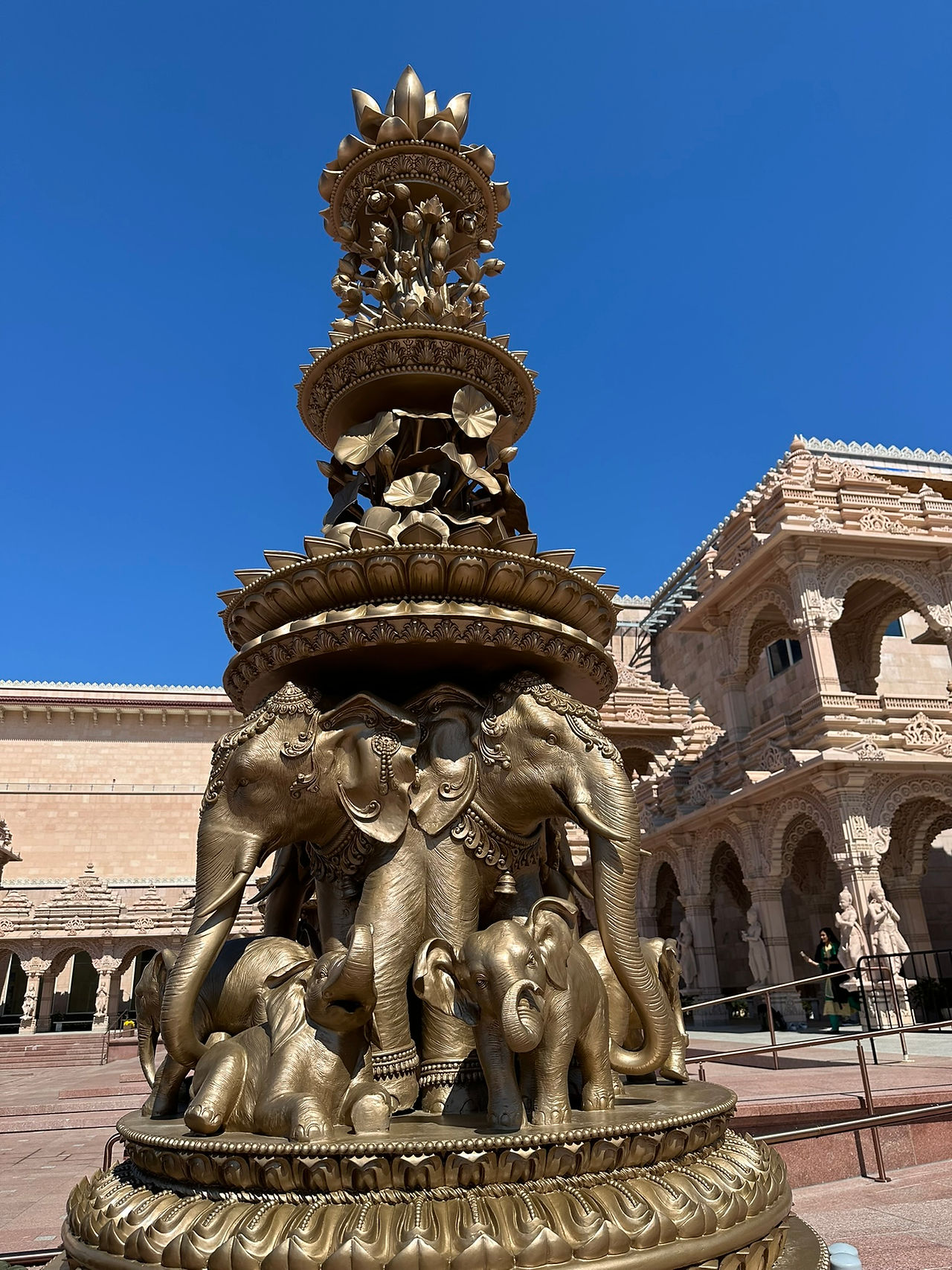 BAPS Swaminarayan Akshardham Mandir Hindu Temple in Robbinsville, New Jersey