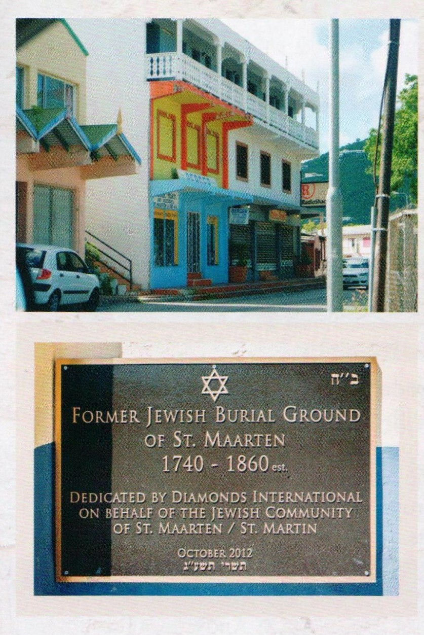 Location of the old Jewish S. Maarten cemetery in Philipsburg. Photo courtesy of Chabad of S. Maarten's "Sand & Spirit" magazine.