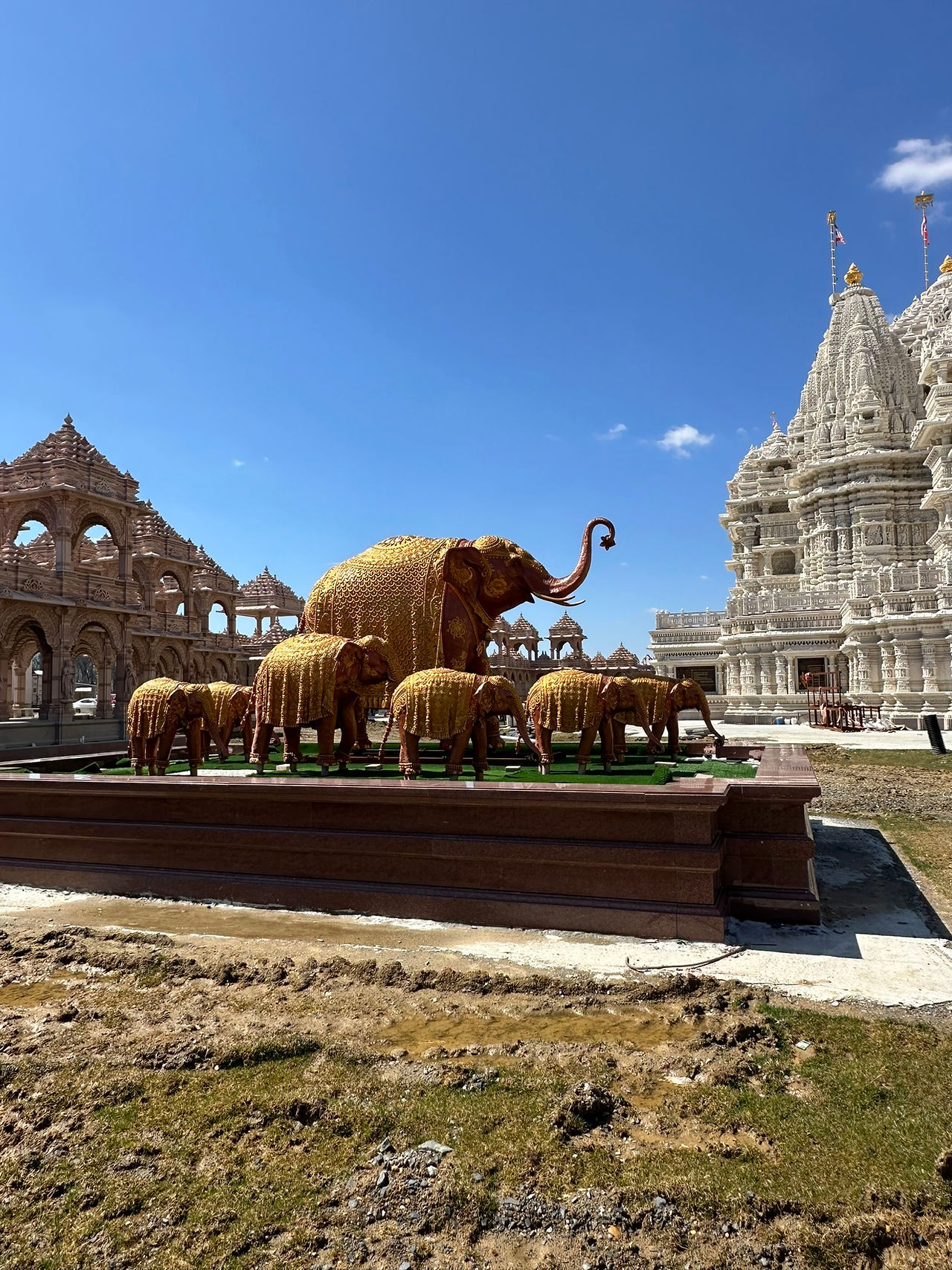 BAPS Swaminarayan Akshardham Mandir Hindu Temple in Robbinsville, New Jersey