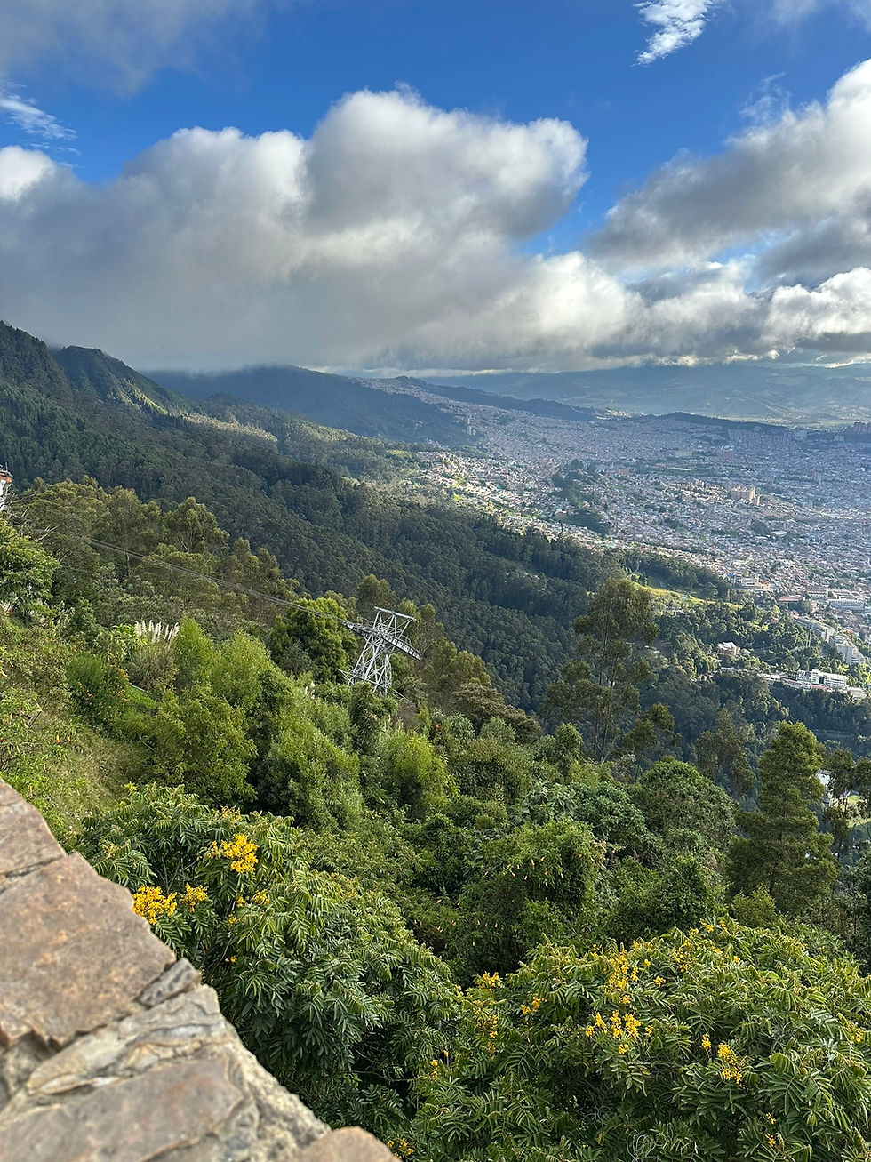 Monserrate Mountain in Bogotá, Colombia