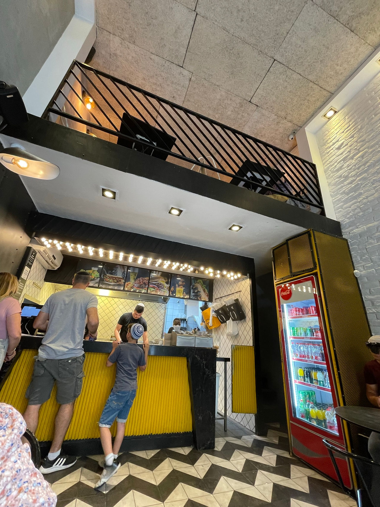 Burgers Bar Kosher Restaurant on Jaffa Street in Jerusalem, Israel