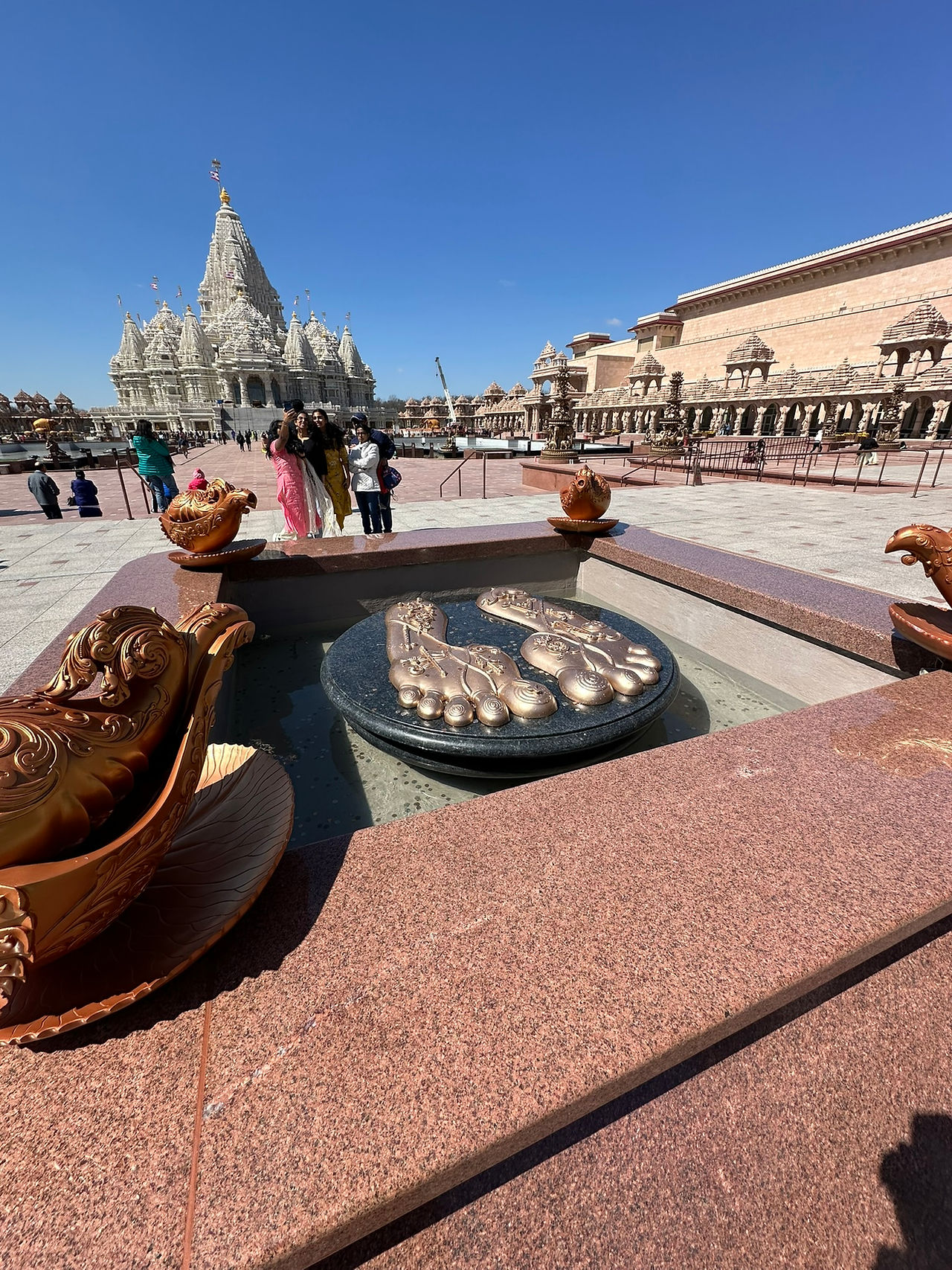 BAPS Swaminarayan Akshardham Mandir Hindu Temple in Robbinsville, New Jersey