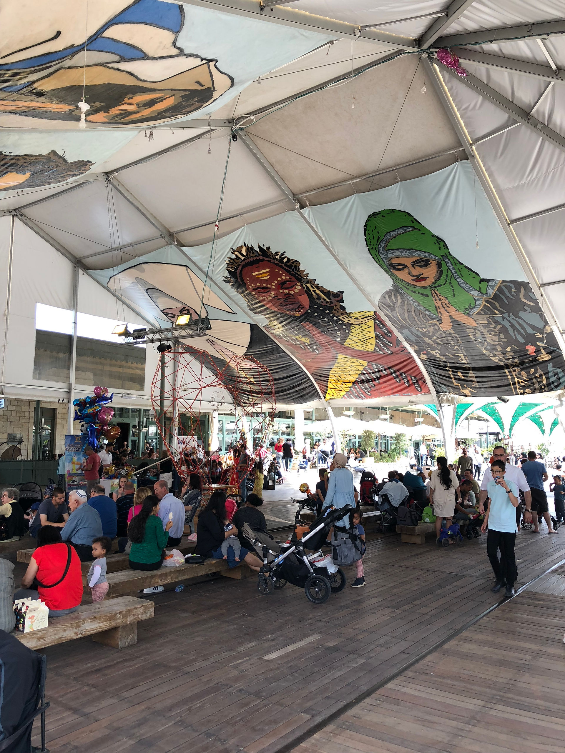 The First Station in Jerusalem, Israel, or "Tachana Rishona" in Hebrew