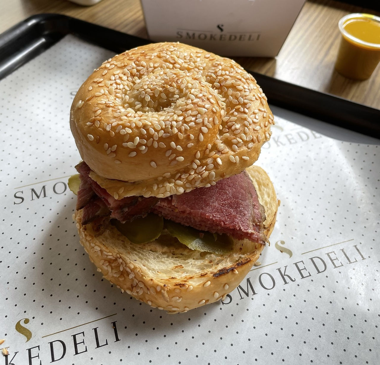 Smokedeli kosher restaurant in the Higienópolis neighborhood of São Paulo, Brazil